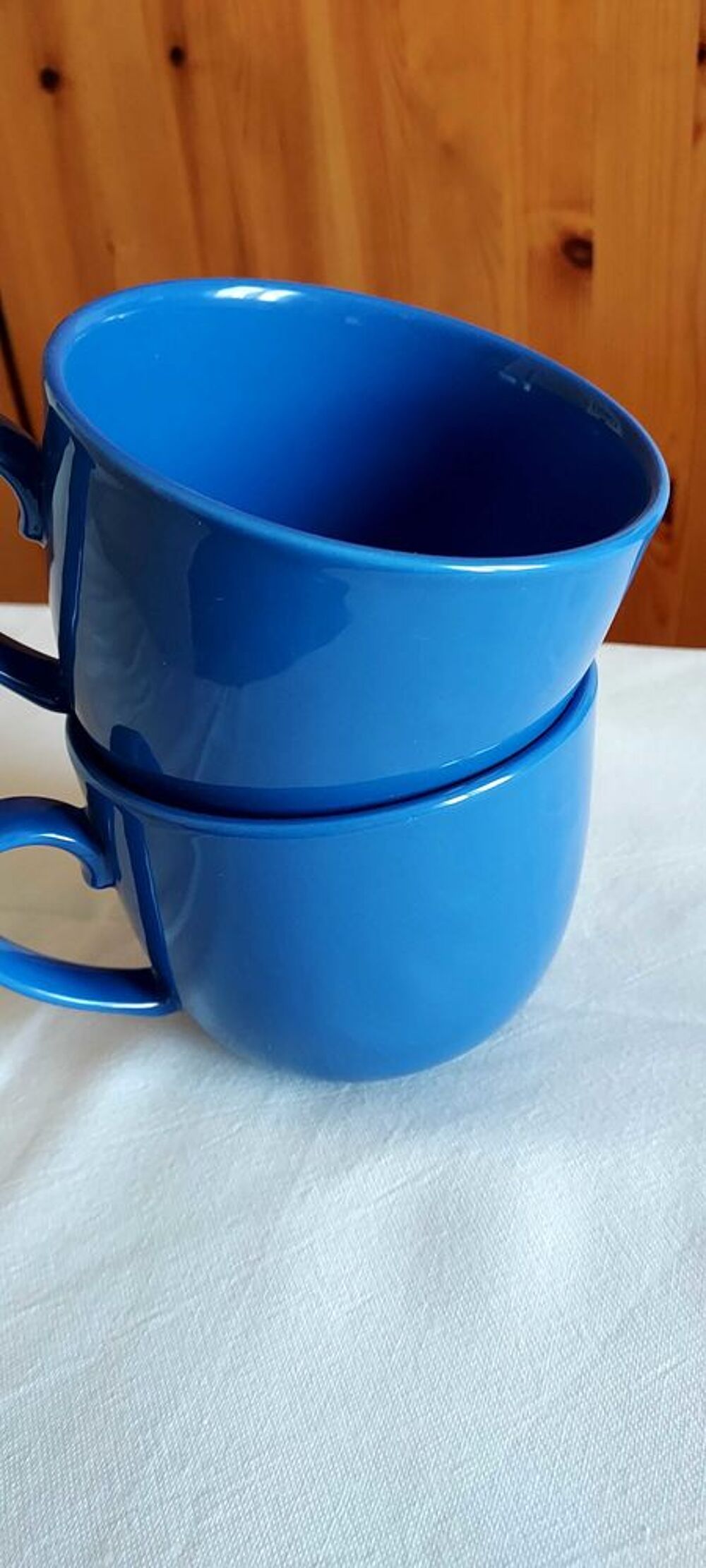 lot de deux d&eacute;jeuners bleus Dcoration