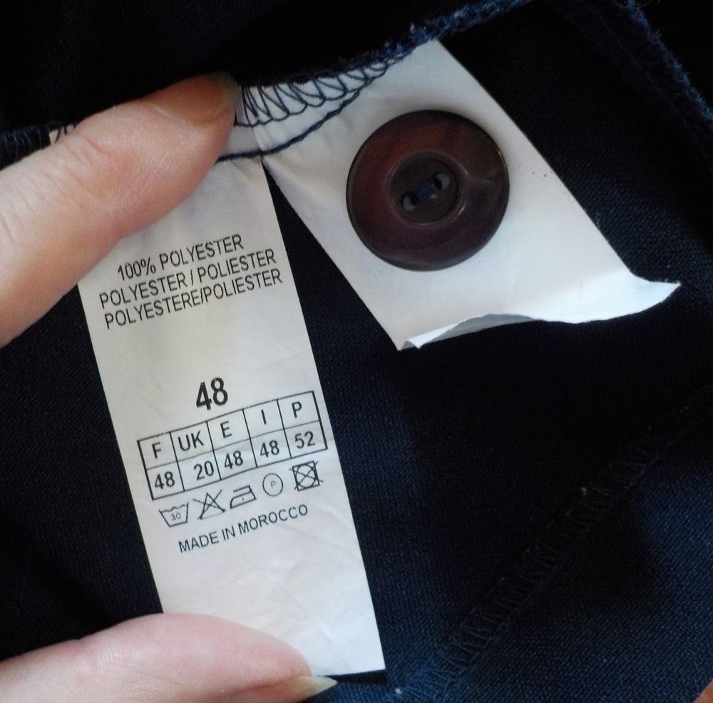 VESTE BLAZER FEMME TAILLE 48 BLEU MARINE Vêtements