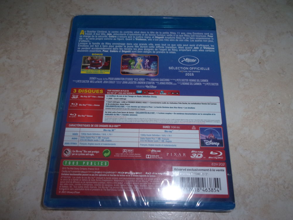 Blu-ray 2D et 3D Vice-Versa (Neuf) DVD et blu-ray