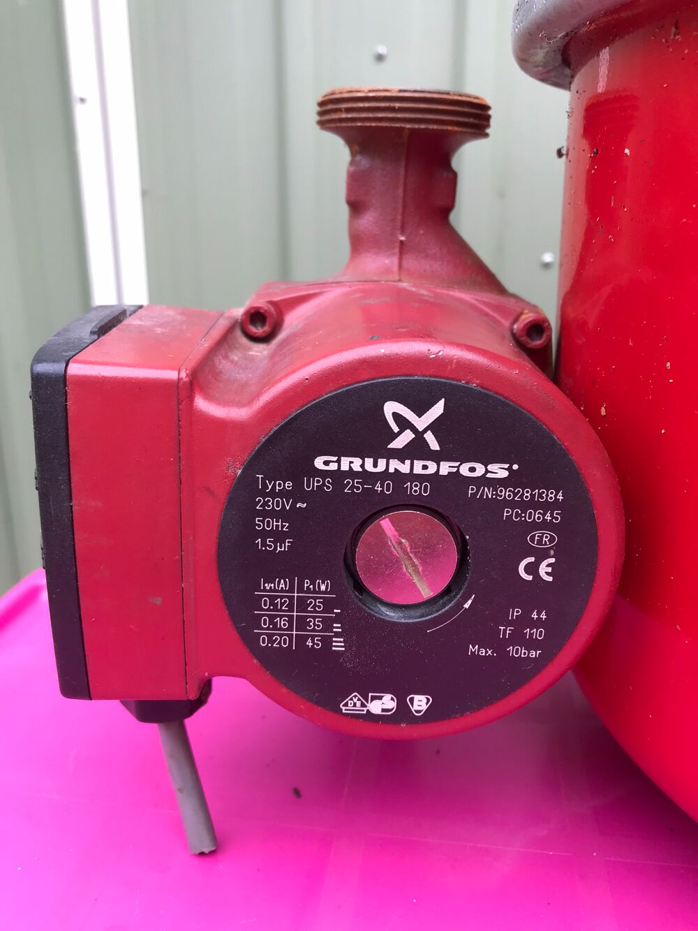 Bruleur, circulateur,vase expansion de chaudi&egrave;re fuel Bricolage