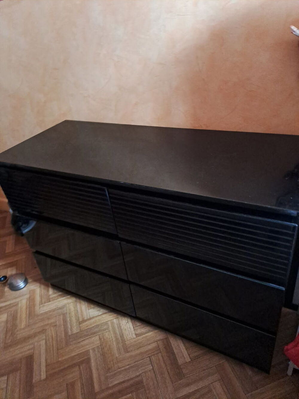 Armoire laqu&eacute;e noire Meubles