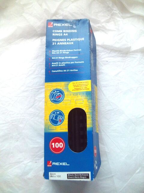 Bote de 93 peignes de reliure /100 8 Villeurbanne (69)