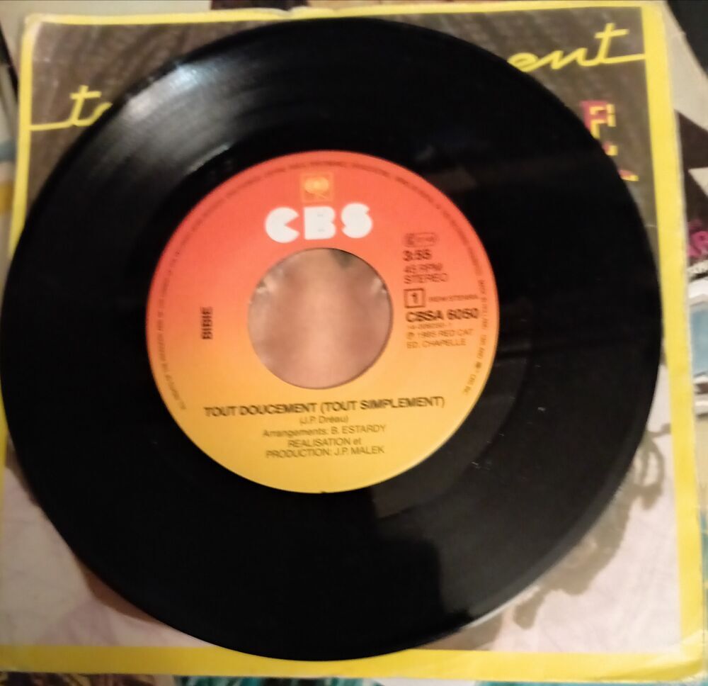 BIBIE / 2 X DISQUES VYNIL 45 TOURS CD et vinyles