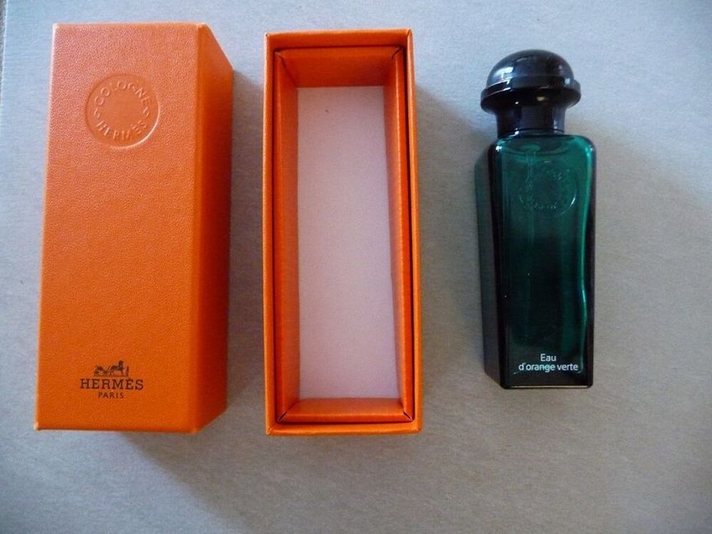 Flacon vide et son coffret Eau d'orange verte HERMES 
