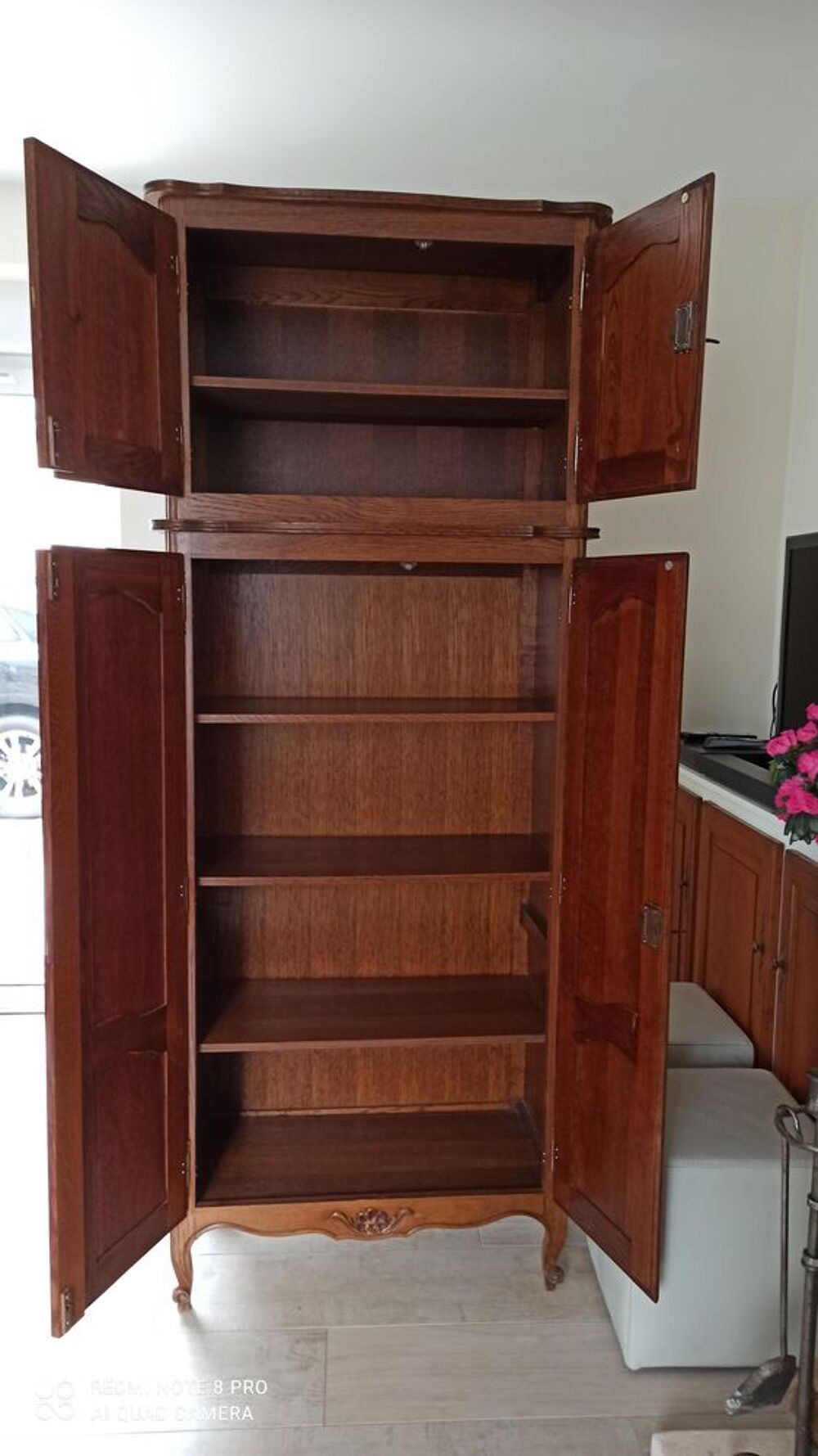 Armoire en bois en 2 parties Meubles