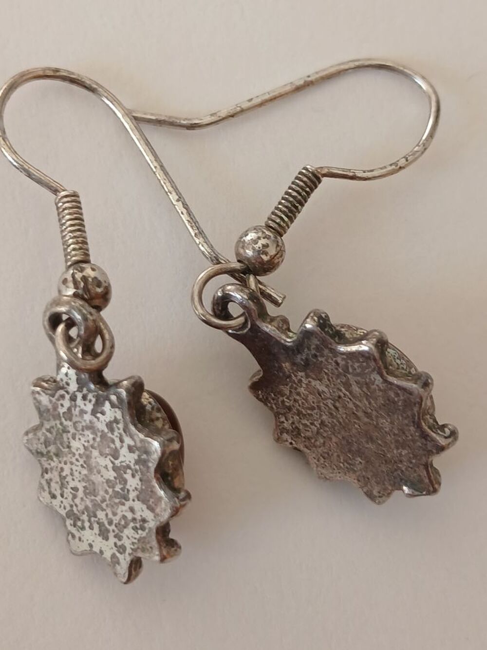 Boucles d'oreilles vintage imitation ambre Bijoux et montres