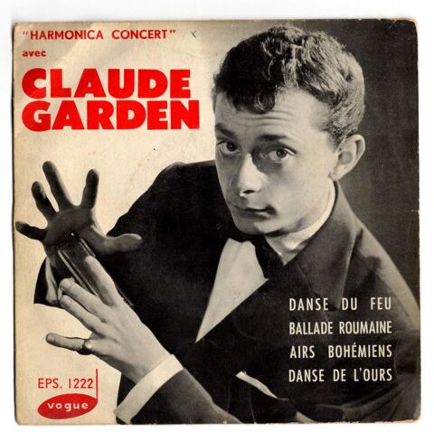 EP Claude GARDEN : Harmonica Concert - Vogue EPS. 1222 5 Argenteuil (95)