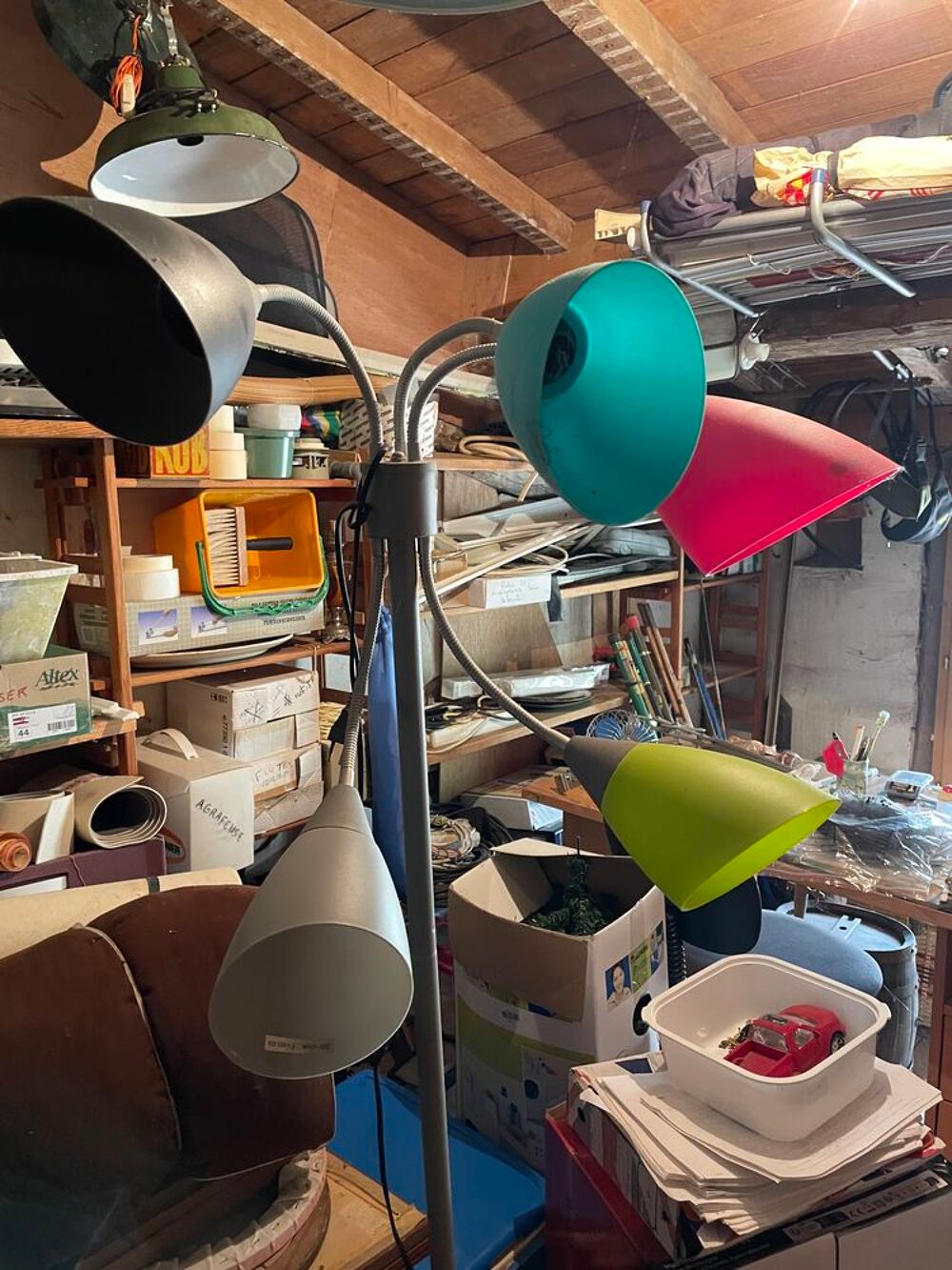 Lampadaire multicolore Décoration