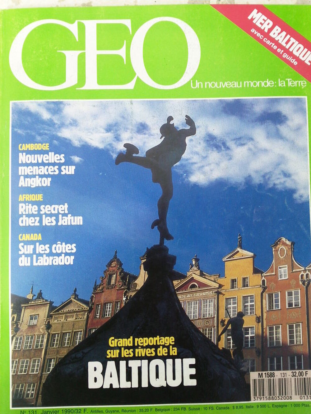 GEO N&deg;131 Janvier 90 Baltique Livres et BD