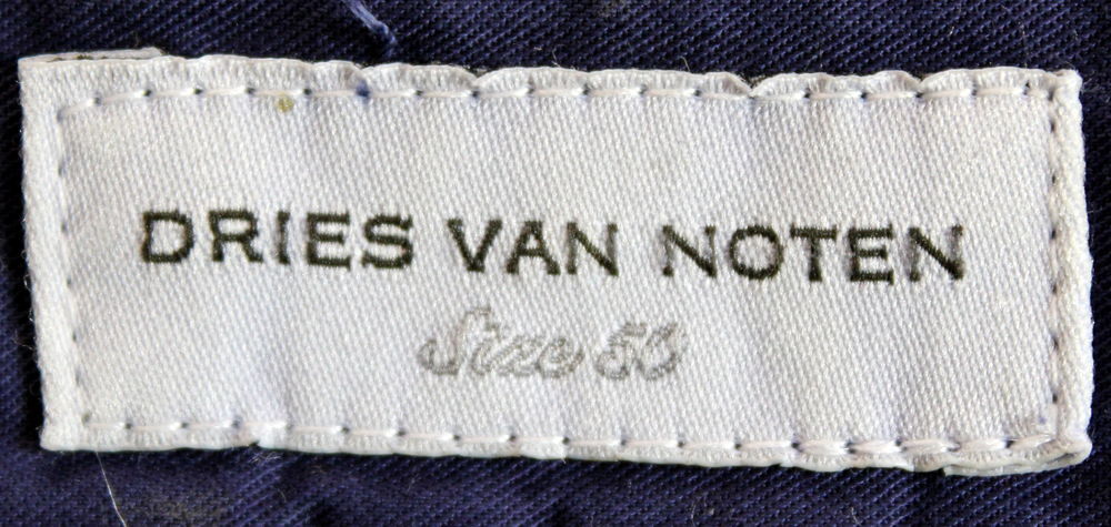 Pantalon indigo DRIES VAN NOTEN T.50
coton bleu de chauffe Vêtements
