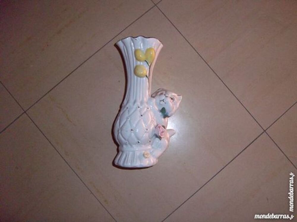 vase avec chat Décoration