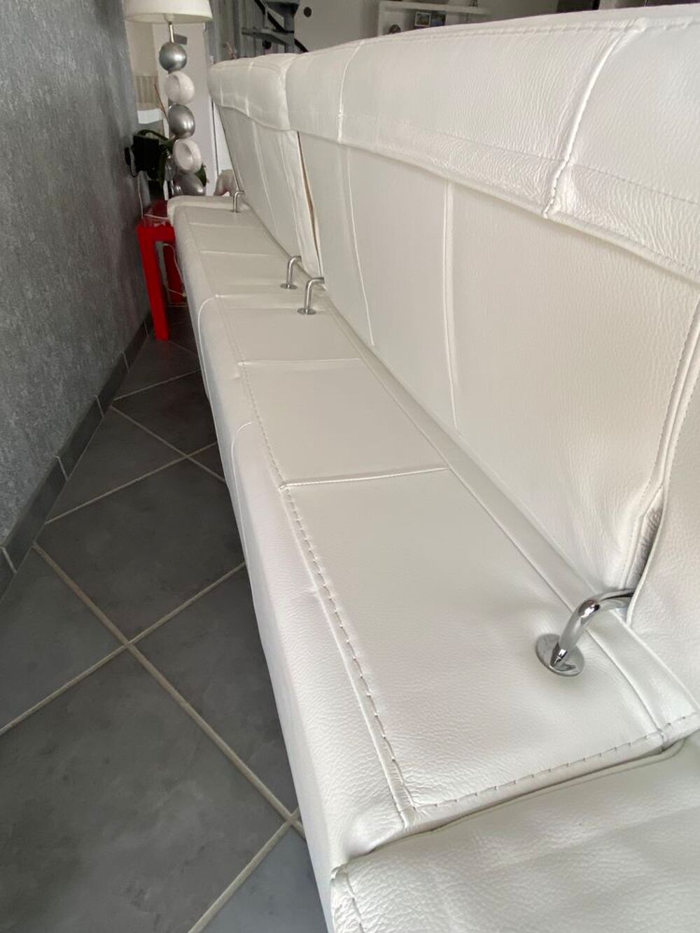 Canap&eacute; cuir haut de gamme Mobilier de France Meubles