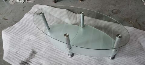 Table basse de salon en verre Breuil-le-Sec (60)