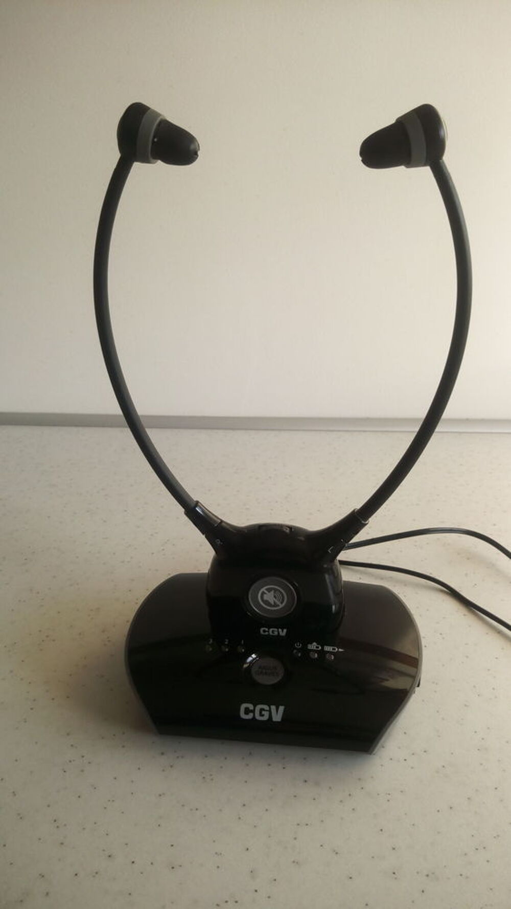 Casque TV sans fil sp&eacute;cial Senior CGV avec 2 batteries Audio et hifi
