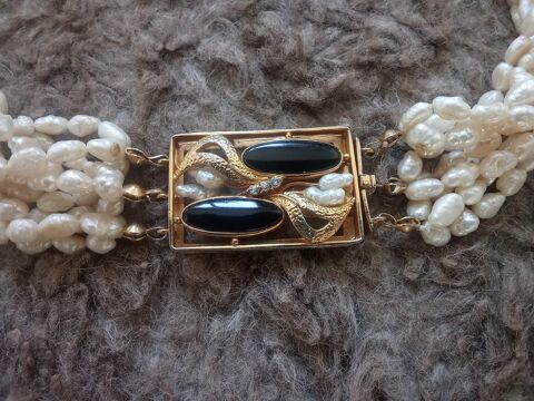 Magnifique collier de perles d'eau douce style art Nou 50 Villiers-sur-Marne (94)