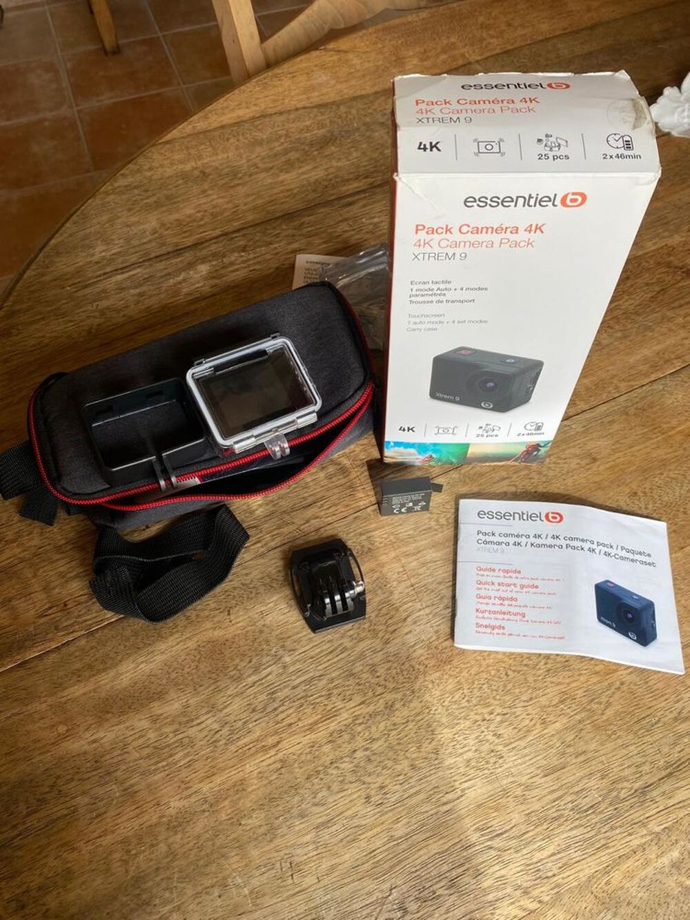 Pack Cam&eacute;ra 4K Essentiel Xtrem9 Photos/Video/TV