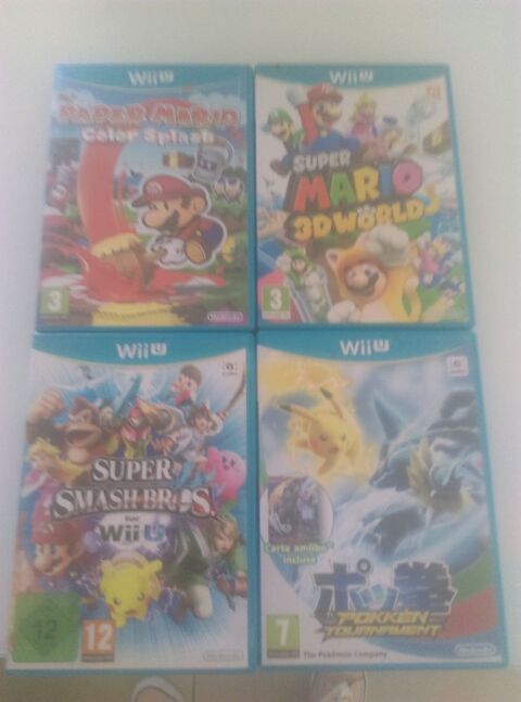 4 jeux Wii U 80 Hyères (83)