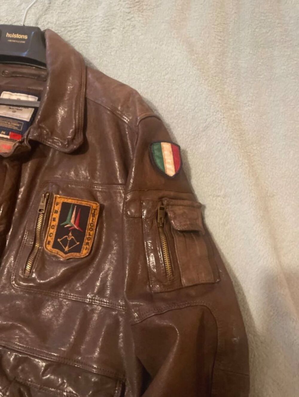 Blouson cuir italien Vêtements