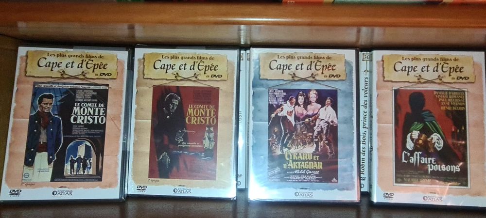 40 DVD cap et d'&eacute;p&eacute;e Photos/Video/TV