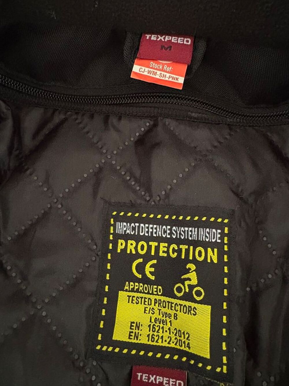 blouson de moto pour femme jamais port&eacute; Vtements