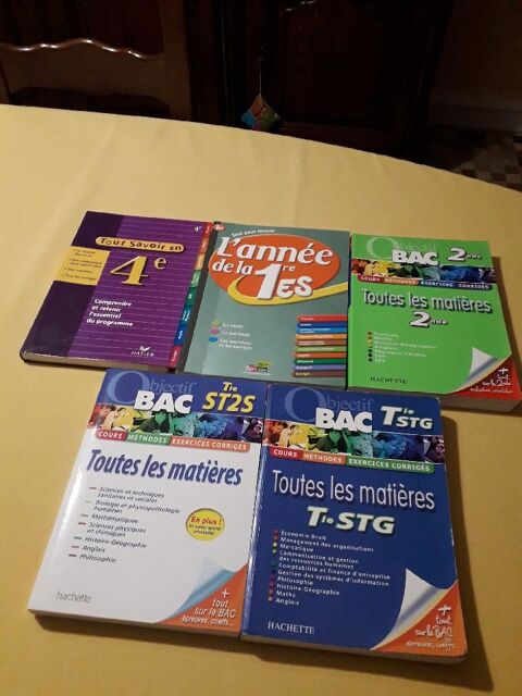 LIVRES SCOLAIRES 4EME-1ER -2NDE-TLE 5 Waziers (59)