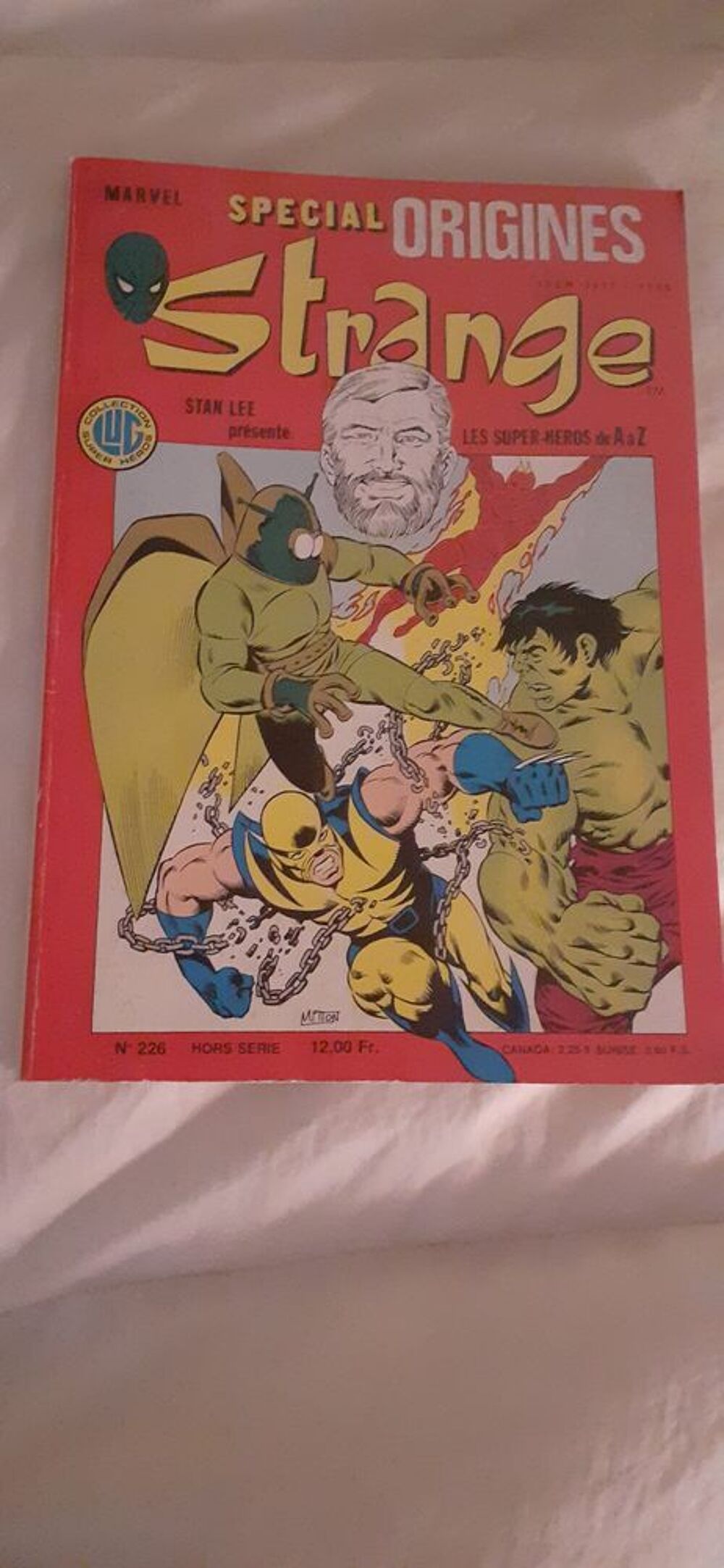 lot STRANGE SP&Eacute;CIAL ORIGINES Livres et BD