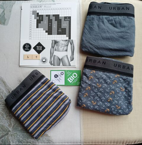 LOT DE 3 SLIPS TEX HOMME NEUFS 12 Nevers (58)