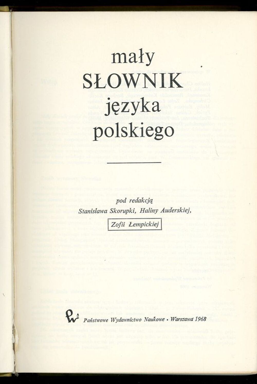 Dictionnaire de la langue polonaise Livres et BD