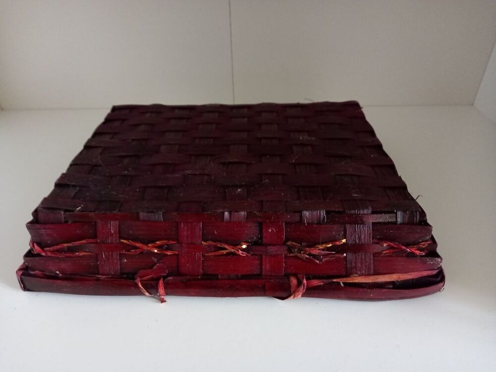CORBEILLE RECTANGULAIRE BORDEAUX Décoration
