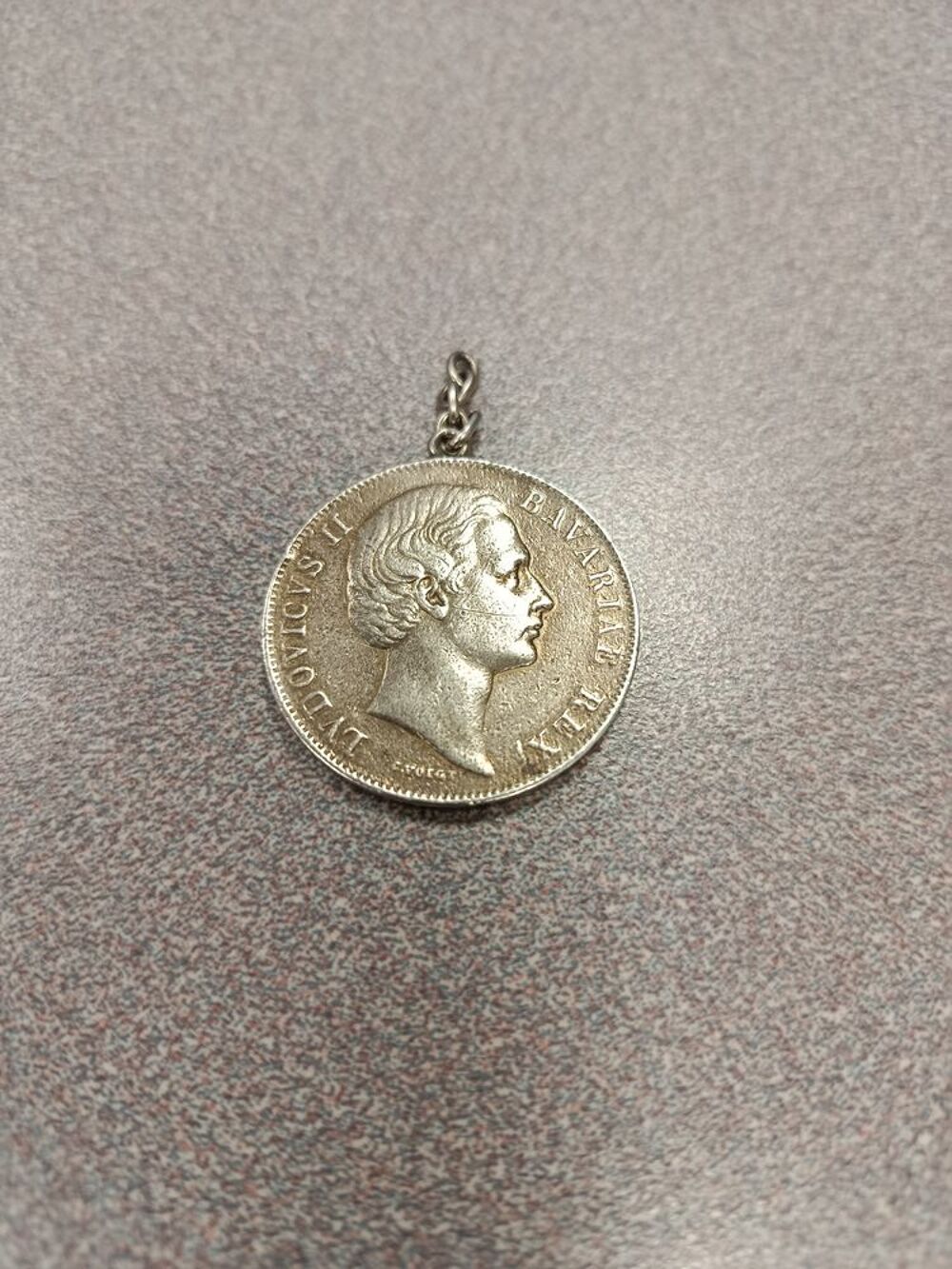 Taler Bayern Patrona Bavaria pi&egrave;ce-m&eacute;daille en Argent 1869 
