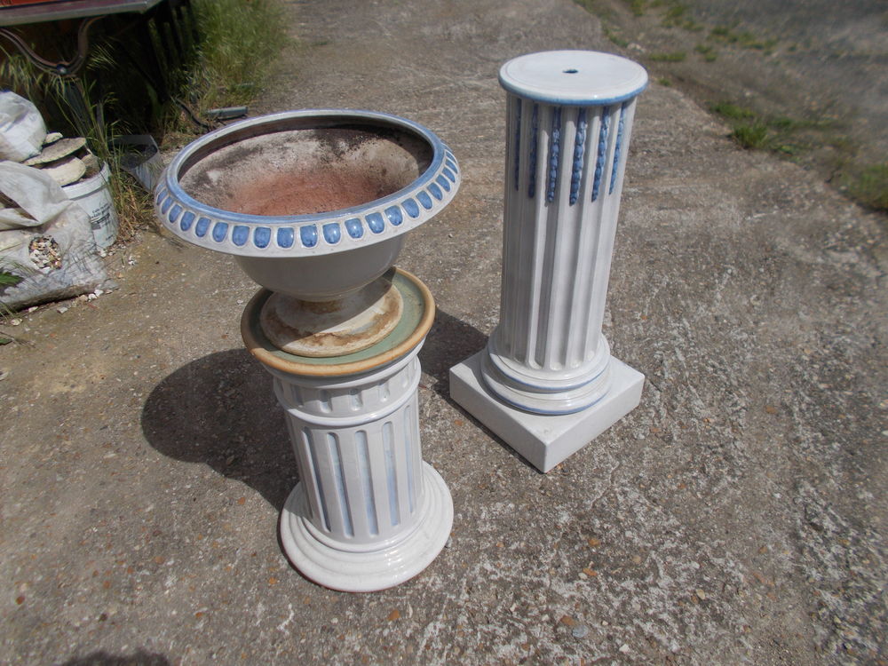 deux Colonne/pied/support etc faire prix Jardin