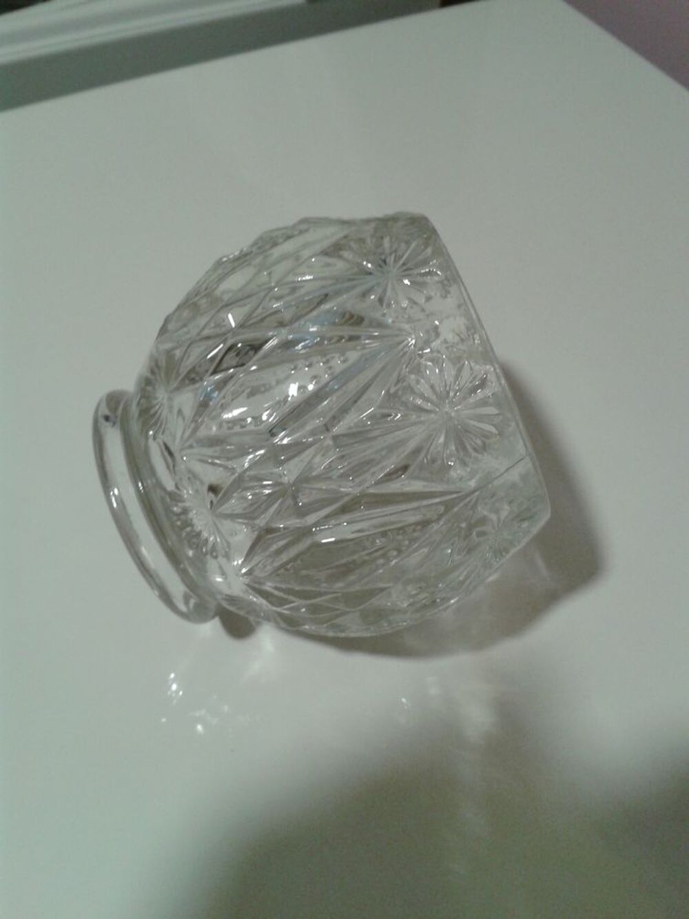 Coupe cristal vintage ann&eacute;es 70/80 AVON 