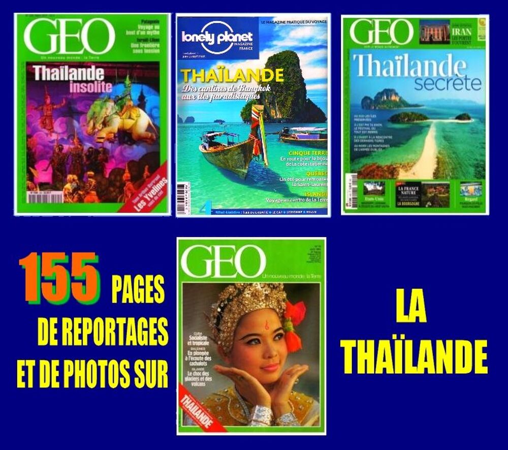 LA THA&Iuml;LANDE - g&eacute;o - BANGKOK / prixportcompris Livres et BD