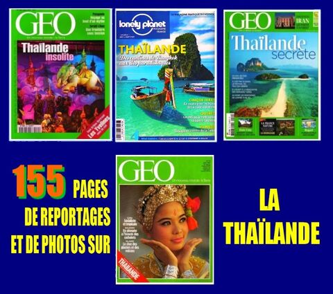 LA THAÏLANDE - géo - BANGKOK / prixportcompris 16 Toulouse (31)
