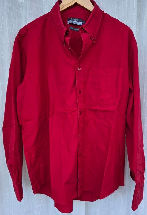 Chemise Galeries Lafayette rouge 15 Montpellier (34)