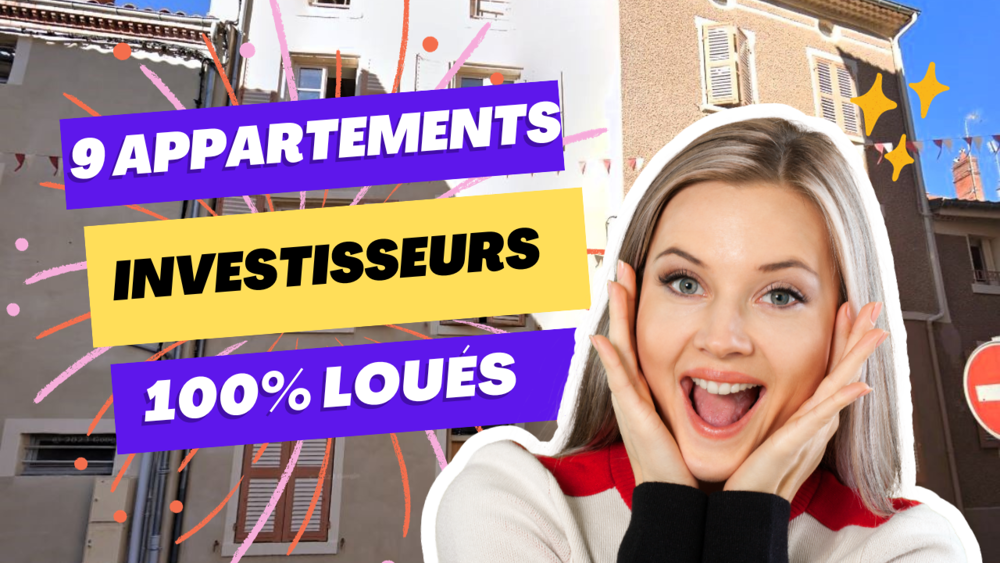 Vente Investisseur IDAL INVESTISSEURS, UN ENSEMBLE IMMOBILIER COMPRENANT 9 APPARTEMENTS Billom
