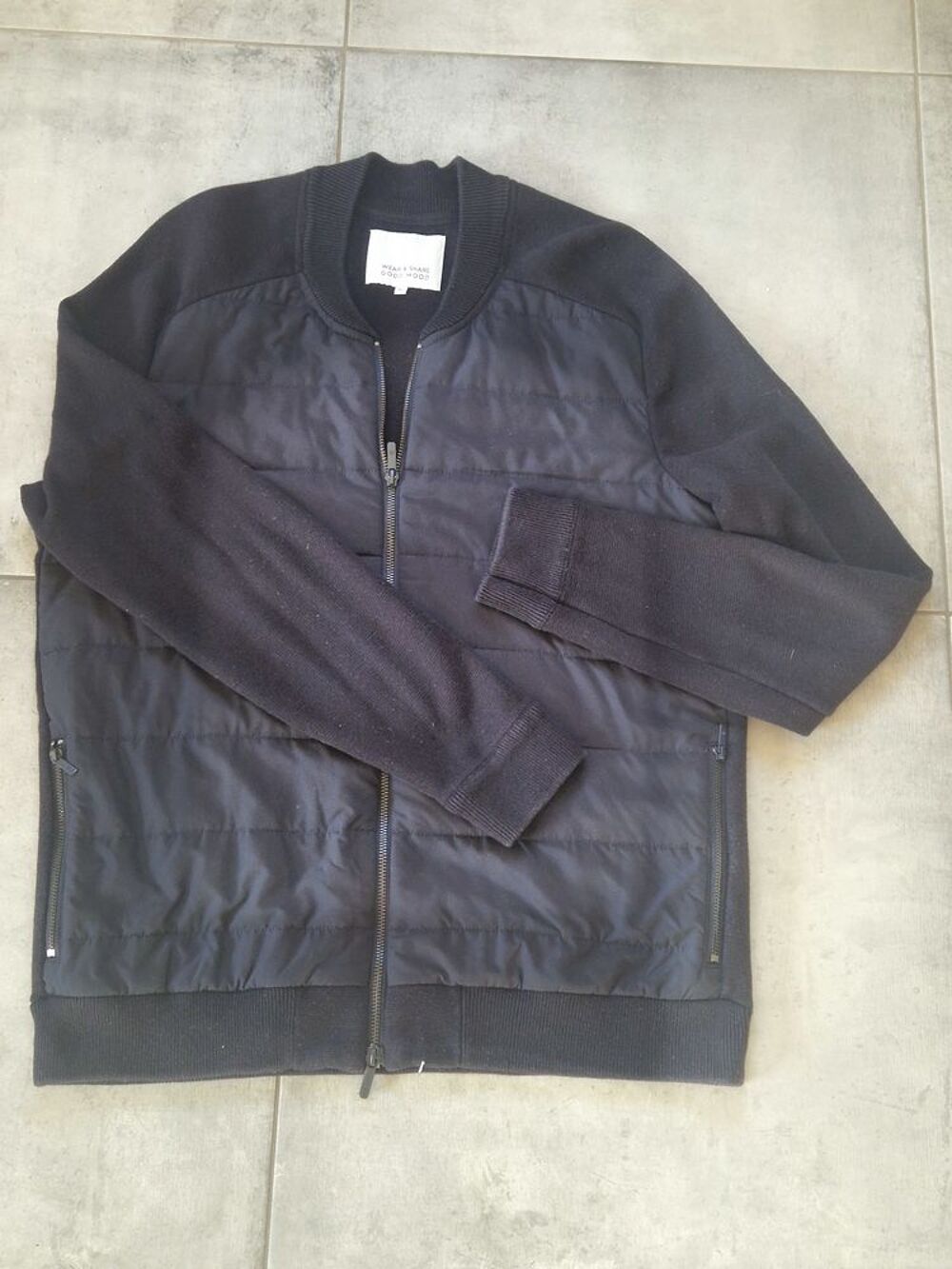 Blouson bleu marine Vêtements