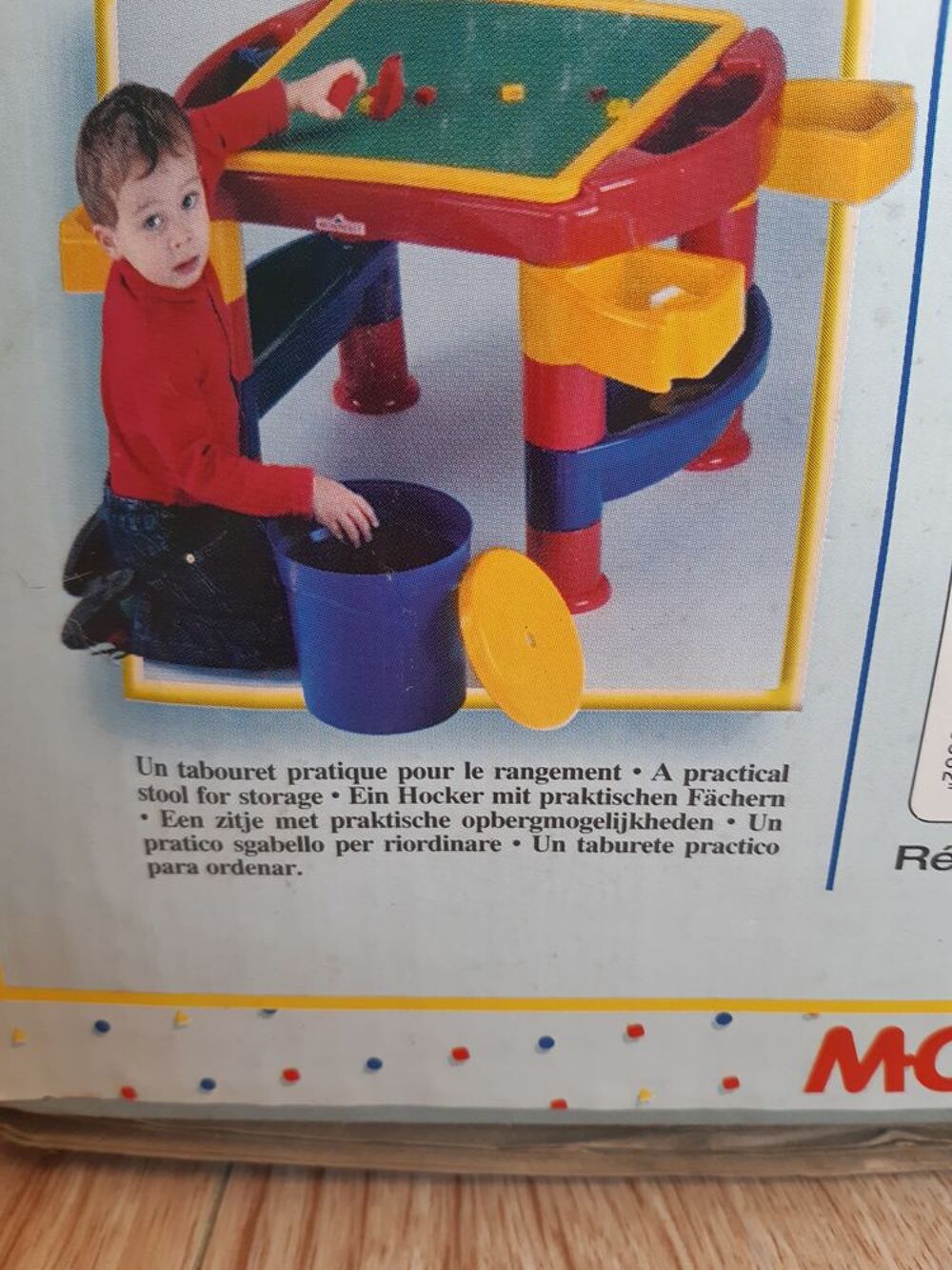 Bureau Multi-activit&eacute;s MONNERET multicolore + 3 ans. Mobilier enfants