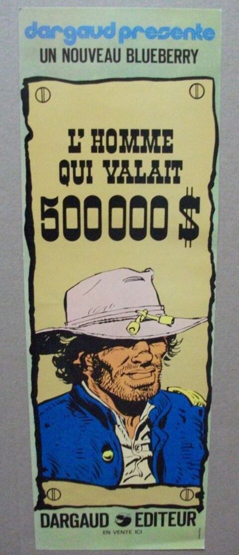 Blueberry # Affiche publicitaire  [Dargaud 1973] 20 Castelnaudary (11)