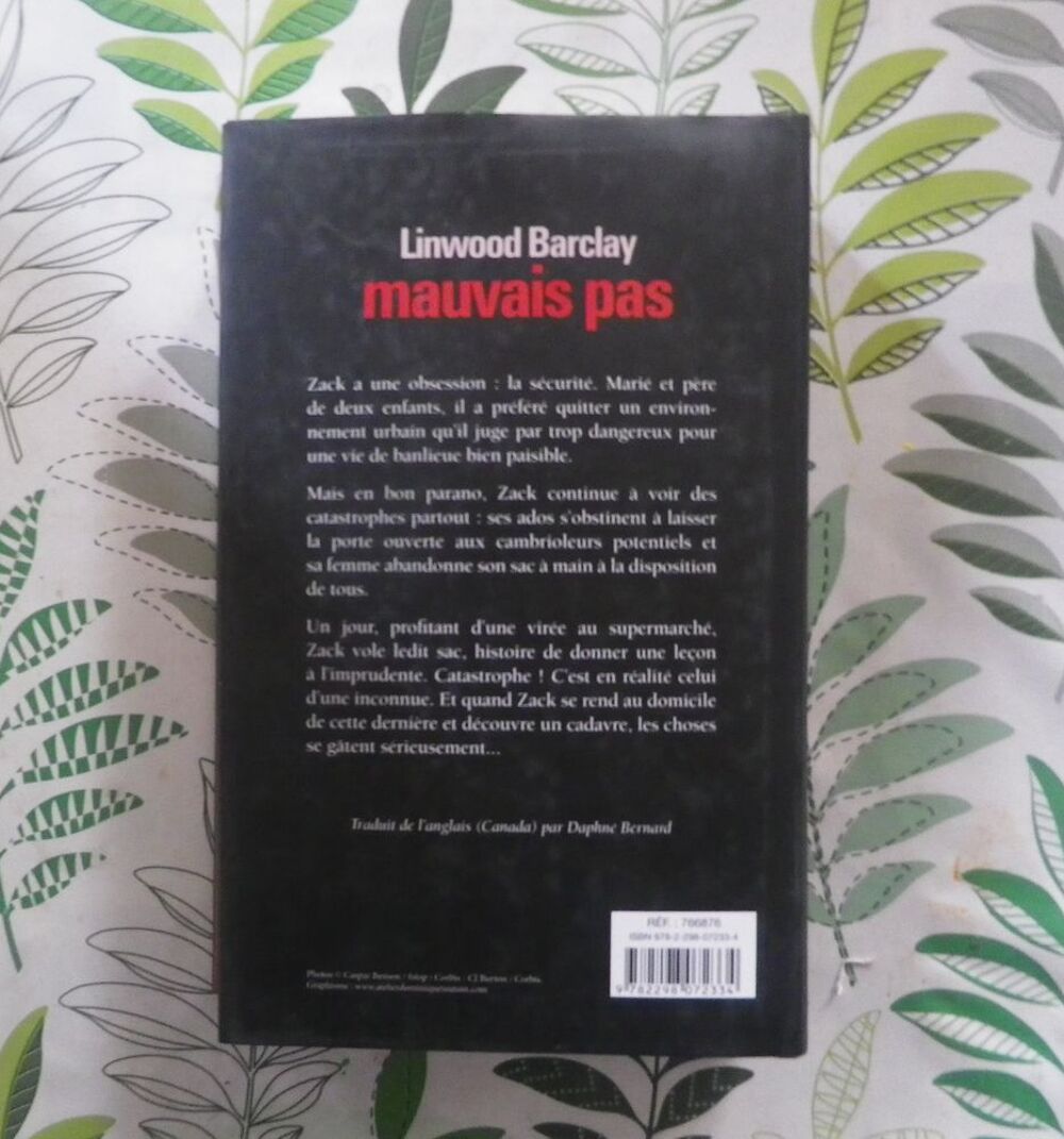 MAUVAIS PAS de Linwood BARCLAY Ed. France Loisirs Livres et BD