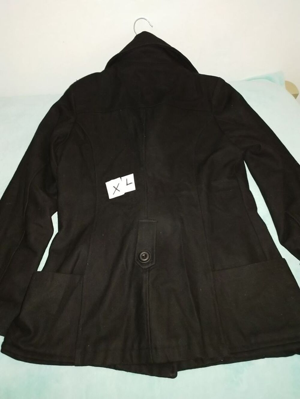 Manteau Noir mi-long - Taille XL V�tements