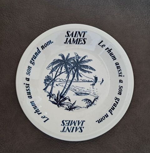ramasse monnaie coupelle en porcelaine rhum saint James 5 Carnon Plage (34)