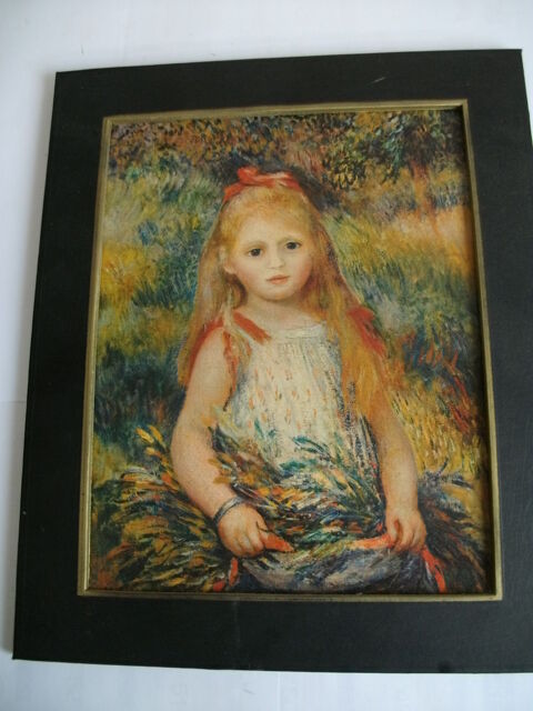 tableau    fillette  a la gerbe 25 Saint-Beauz�ly (12)