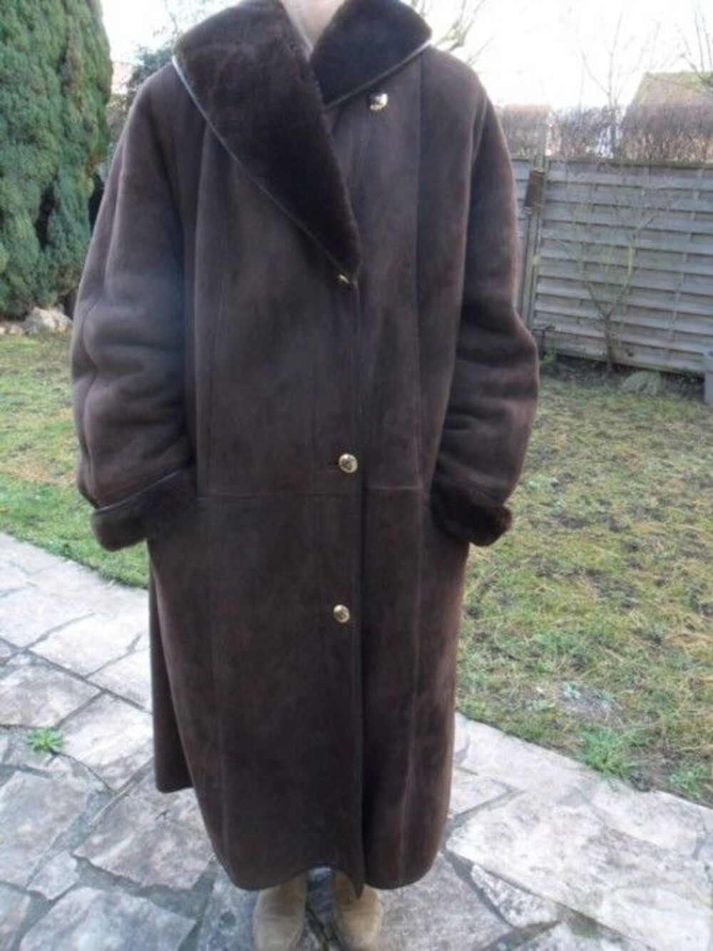 Manteau Peau Lain&eacute;e Gueros Costas Vêtements