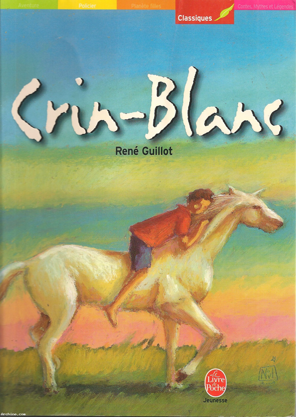 LIVRE CRIN BLANC Livres et BD