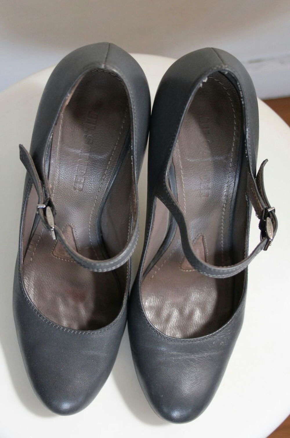 Escarpins Babies cuir JIL SANDER T.38 Chaussures