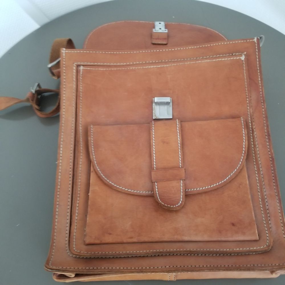 sac vintage en cuir Maroquinerie
