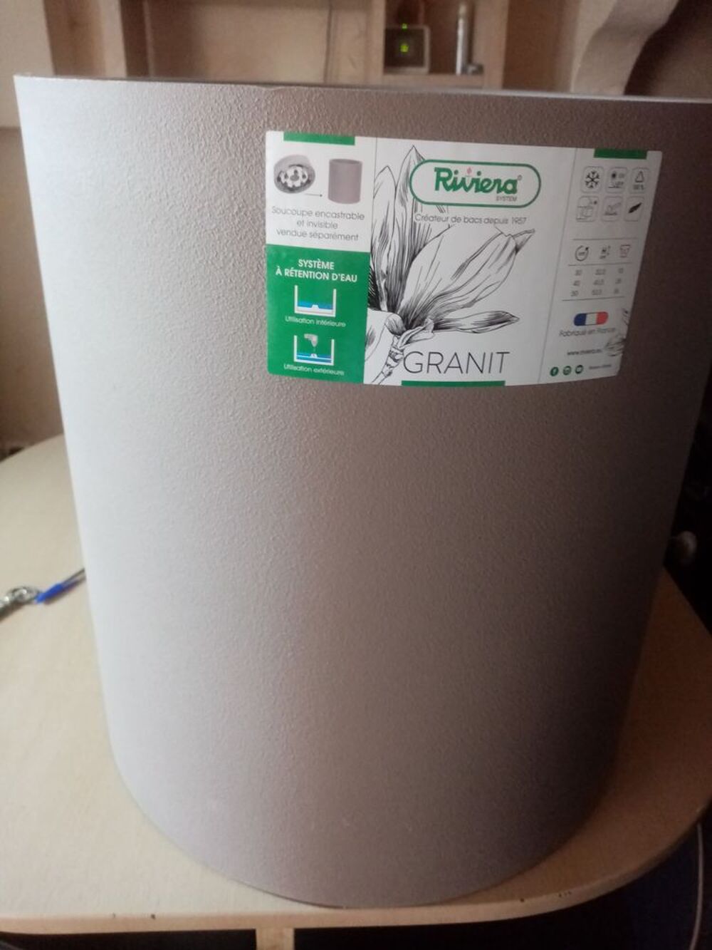 bac en granit Jardin