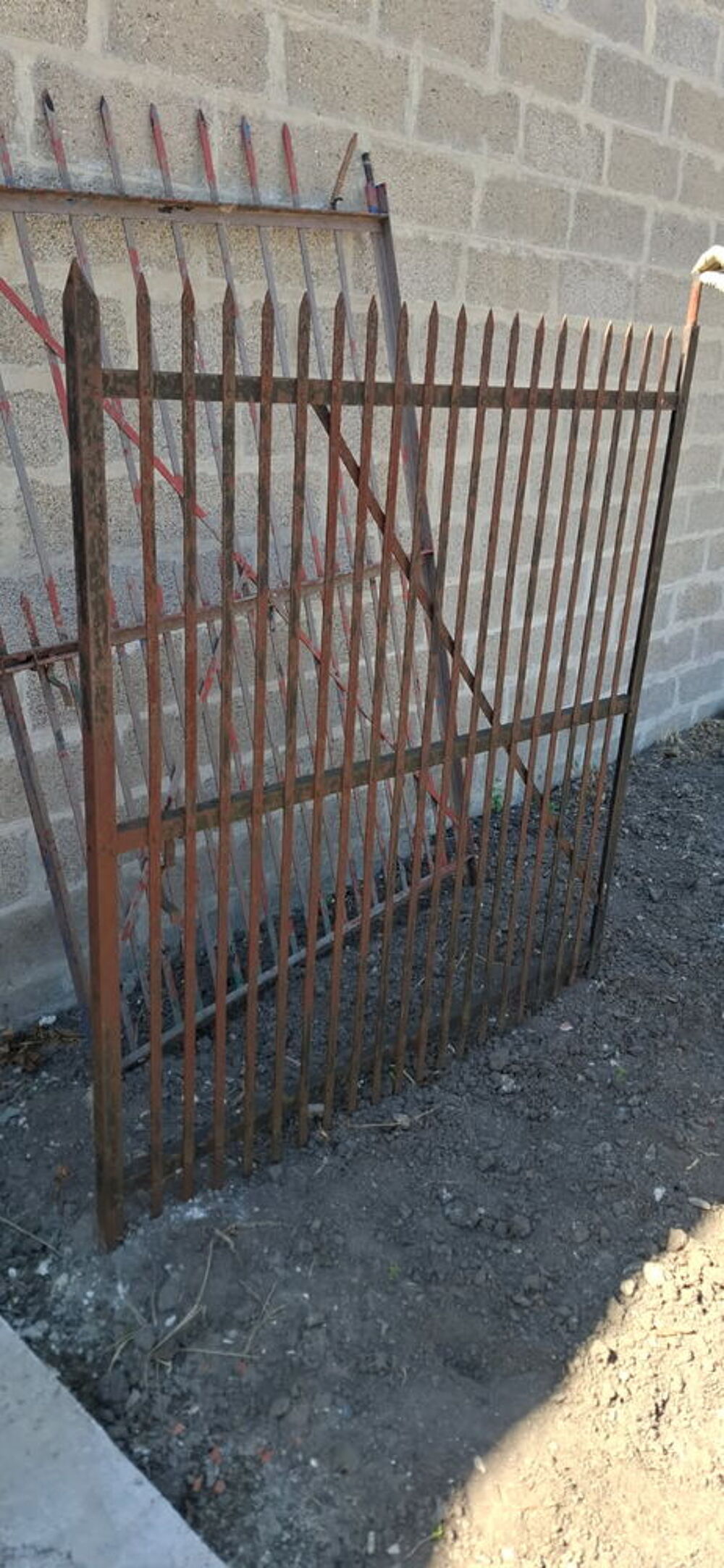 belle ancienne grille de jardin H 1.61m L 1.43m Bricolage