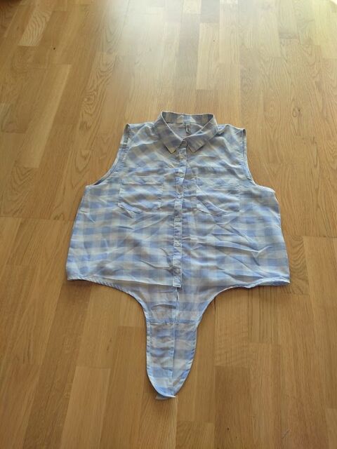 F (196) - M ? Chemisier vichy bleu   FB Sister   2 Paris 13 (75)